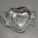 2 Pcs Heart Shaped Pot 304 Stainless Steel Cooking Pot with Handles Heart Ramen Cooker Soup Stockpot Serving Container Fast Noodle Cooker Kitchen Cookware for Valentine Ramen Soup Pasta