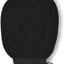 Tandoler Exfoliating Glove(1pc)-Remove Unnecessary Dead Skin and Exfoliator, Keratosis Pilaris Treatment, Can Be Used Before Self Tanner Mitt and Body Buffer（Black）