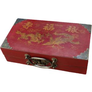 Vintage Chinese Terracotta Warrior 32 Chess Set Wood Table Chess Games Gift, 4cm