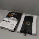 Three Way Mirror for Braiding Hair LED Lighted Trifold 360 Mirror for Women for Braiding Haircuts for Men Self Cut Shaving Barber Hair Cutting Tools (Black With Led)