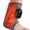 Foot Massager for Neuropathy, Ankle Massager for Pain Relief, Heated Ankle Wrap Heating Pad with Massage for Circulation