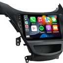 for 2011 2012 2013 Hyundai-Elantra-Radio,with Wireless Carplay&Android Auto,2G RAM 32G ROM,1280x720 HD Touch Screen,Bluetooth USB FM RDS EZoneTronics