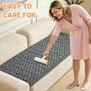 Couch Cover for Dogs Washable,Non Slip Fuzzy Durable Couch Covers for 3 Cushion Sofa Pet Friendly Sofa Cover Dog Thick Soft Slipcovers Protector Couches Mat Bed (Grey, 27.6" x 70.9"/70 x 180cm)