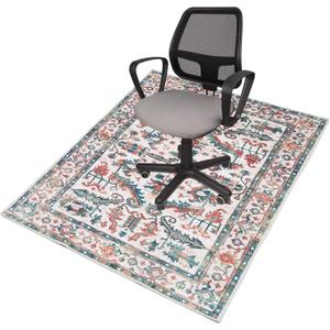 FUANGUI Office Chair Mat for Hardwood/Tile Floor - 36"x48", Desk Chair Mat for Rolling Chairs, Computer Gaming Mat - Anti Slip, Non-Curve Floor Protector (1)
