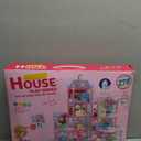 Doll House for Girls ,10 Rooms Pink Doll House with Dolls Figure, Puppies ,Furnitures, Accessories, LED Light, Toddler Playhouse Gift for for 3 4 5 6 7 8 9 10 Year Old Girls Toys
