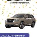 Tempered Glass Screen Protector for Nissan Pathfinder 2022-2025,Infotainment Navigation Screen Film Compatible With 2025 2024 2023 2022 Car Accessories - 9 inch