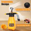 Evika AG10 1.0 l
Gallon Handheld Garden Pump Sprayer, Hand Pump Pressure Sprayer with Adjustable Nozzle, Water Sprayer for Plants, Lawn and Garden, 1/4 Gallon Yellow Weed Sprayer