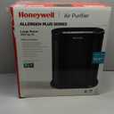 Honeywell AllergenPlus HEPA Air Purifier, Airborne Allergen Reducer for Large Rooms, Reduces Allergens, Smoke, Wildfire Smoke, Pollen, Pet Dander and More, Black, HPA200