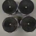 4 Sets Furniture Bed Risers 3 Inch Washing Machine Support Heavy Duty, Adjustable Height 4 inch Furniture Risers for Sofa, Fridge, Chairs, Light Gray (Grey-4 Pack)