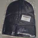 ZOORON 1&2 Unisex Thick Knitted Beanie for Men Women Cuffed Plain Hat Winter Slouchy Ski Beanies (Navy Blue)