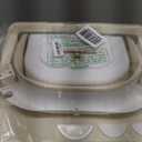 Collapsible Baby Bathtub for Newborn, Foldable Baby Bath Tub with Thermometer & Soft Floating Cushion & Drain Hole, Portable Travel Infant Bath Tubs for Newborns to Toddlers 0-36 Months Boys, Beige