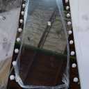 Hasipu LED Bathroom Mirror with Lights, 84" x 31" Hollywood Wall-Mounted Bathroom Mirror with 32 Dimmable Bulbs, 3 Colors Modes, Touch Control, Anti-Fog, Memory Function, Shatter-Proof, ETL Listed