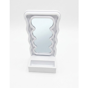 2 x  Wavy Light & Mirror Phone Holder