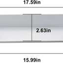 for Dometic 2932575018 White Lower Shelf RV Refrigerator Door Lower Shelf Replacement for Dometic Refrigerator RM2453 RM2553 RM4601