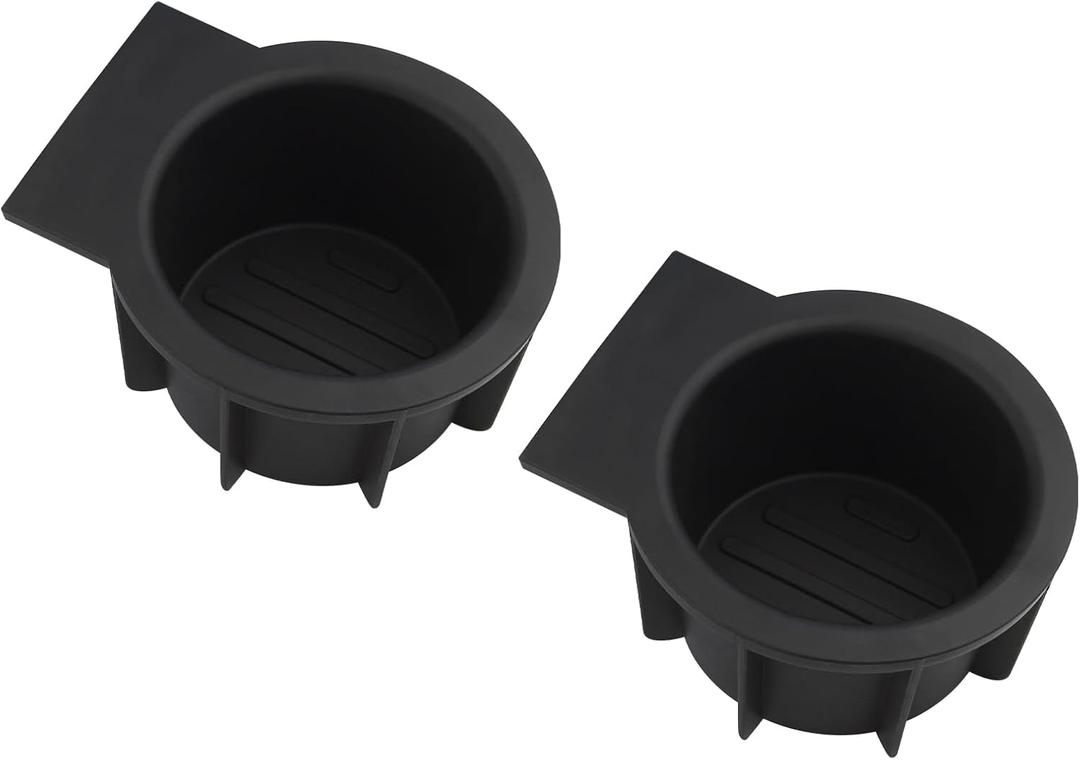 TQPONLY Cup Holder Insert, Fit 04-08 Ford F150 with Flow Through Console/04-14 F150 without Flow Through Console/Ford Expedition Lincoln Navigator Mark LT Replaces 2L1Z-7813562-AAA Front Center Console