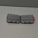 NEW Foldable & Double Protection Portable Weekly Pill Organizer 2 Times A Day with Etched Labels, AM PM 7 Day Week Medicine Box, Daily Travel Pill Case Dispenser for Vitamin, Supplement - Clear Black