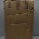 24 Inch Hardside Checked Luggage with Leather Handle, PC Zipperless Suitcase with Spinner Wheels and TSA Locks, Lightweight Checked Luggage for Travel, Grey