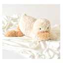EASELR Weighted Plush Cute Duck Stuffed Animal, Soft White Small Duck Plush Pillow, Kawaii Hugging Squishy Plush Toy, Gift for Kids