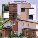 2Pack Corner Wall Mount Bracket for Wyze Cam Pan V3/V2, Cam V4/V3/V2, Max Cover Both Sides of The House 300 Degrees Reduce Blind Spots, Indoor Outdoor Mount for Wyze Cam