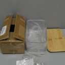 Dryer Sheet Holder with Lid, Clear Dryer Sheet Container, Dryer Sheet Dispenser with 4 Labels, Laundry Sheet Holder for Laundry Room and Organization