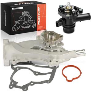 A-Premium Engine Water Pump & Thermostat Housing Assembly Compatible with Chevrolet Cruze 2011-2015 Cruze Limited 2016 Sonic 2012-2020 Trax Buick Encore 2013-2020 1.4L Turbocharged 2-PC Set