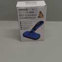 Swihauk Self Cleaning Slicker Brush - Skin Friendly Deshedding Grooming Tool for Dogs & Cats, Suitable for Shedding & Haired Pets, with Pet Supplies Accessories, Blue