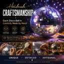 Disco Ball, 12 inch Disco Balls, Disco Ball Decoration,Purely Handmade Large Disco Ball for Party Decoration DJ Club Stage Bar Wedding Festival Christmas12 in