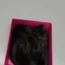 FAVE 18 Inch Clip in Human Hair Extensions 110g Seamless & Invisible Clip in Hair Extensions 100% Remy Human Hair Hairpieces for Volume & Length (Natural Black) (1B)