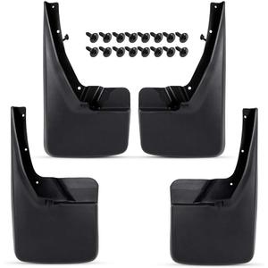 4Pcs Set Splash Mud Splash Guards Flap Compatible for Dodge Ram 1500 2500 3500 2009-2018 10 11 12 13 14 15 16 17
