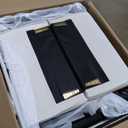 Sofa Bed, Pull Out Couch with Side Pockets, 3 in 1 Velvet Loveseat Sleeper Sofas Beds with USB Ports, Sofa Bed Couch with Adjustable Backrest for Living Room, Bedroom, Apartment, Black Blue