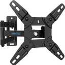 BONTEC 360Rotation TV Wall Mount for 13-42 inch LED LCD OLED Flat Curved TVs Hold up to 55lbs, Articulating TV Mount with Tilt, Swivel, Extension, Max VESA 200x200mm