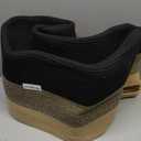 OIAHOMY 108L Large Cotton Rope Basket, Rectangle Woven Baskets for Storage, Nursery Blanket Storage Living Room, Toy Basket With Handle-25x16x16-Yellow Black