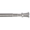 Zenna Home Smart Curtain Window Rods, 28 to 66 Inches, Brushed Nickel