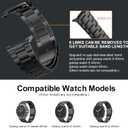 Metal Band Compatible with Samsung Galaxy Watch 8 40mm/44mm/Classic 46mm 2025,No Gap Business Stainless Steel Strap for Galaxy Watch8 Men Women,NOT for Other Models