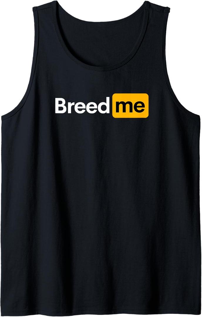 Breed Me Tank Top (Black, M)