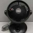 Fan for Bedroom with Remote, Ultra Quiet Desk Fans, with 3 Modes,8 Speeds,9-Hour Timer, 10 inch, High-Velocity Cooling, Auto Oscillation Table Fans, Touch Control, for Home, Dorm & Office
