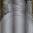 FLOWERCAT 200PCS White Plastic Plates Disposable Plates for Party - Heavy Duty Plastic Plates - 100 10" Dinner Plates and 100 7" Salad Plates for Wedding & New Year Parties and Events