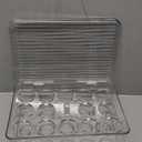 iDesign 2-Tier Coffee Pod Holder Lidded Bin, Plastic Pantry and Kitchen Storage, The Linus Collection  7.25" x 10.75" x 4.25", Clear