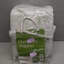 Ultra Soft King Size Mattress Topper - Viscose Made from Bamboo Pillow Top Mattress Pad for Back Pain Relief - Naturally Cooling for Hot Sleepers, Green