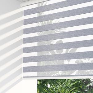 LazBlinds Cordless Zebra Blinds for Windows 66"x72", Grey - Linen