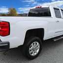 IKON MOTORSPORTS Window Visors, Compatible with 2014-2019 Chevrolet Silverado & GMC Sierra Extended Cab, Dark Smoke Acrylic Window Visor Sun Rain Vent Guards 4PC, 2015 2016 2017 2018