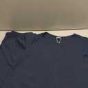 EVALESS Women's Summer 2 Piece Outfits Fashion 2025 Cap Sleeve Top and Wide Leg Pants Matching Set Vacation Outfits (Large, Navy Blue)