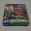 Springbok Tool Man's Garage 1000 Piece Puzzle for Adults - Colorful Garage Filled with a Handyman's Gear