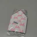 Pink Bow Tissue Box Holder Paper Organizer, PU Leather Tissue Case Cover, Bow Decor for Bathroom, Kitchen, Car