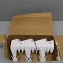 Heavy Duty Metal Fence Spikes-Anti Climb Security Spikes for Fence and Wall-Intruder and Animal Deterrent (White, 74 inches)