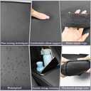 QianBao Car Center Console Armrest Box Booster Cushion with Cup Holder Mobile Phone Storage Armrest Booster Pad Protector Universal for Most Car Black