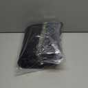 Black Woven Laundry Basket, 15"x18" Tall Basket for Blankets, Wicker Hamper for Bedroom Aesthetic, Decorative Storage Hamper for Clothes, Towel, Rope Storage Bin for Living Room, Bathroom