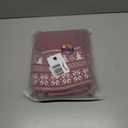 Dremisland Christmas Tree Skirt, Knitted Snowflake and Xmas Tree Pattern Thick Heavy Yarn Knit for A Warm Xmas Holiday Decoration (48inch/122cm, Red)