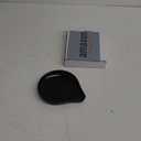 Gencywe Spoon Rest for Stove Top, 6.1" Large Ceramic Spoon Holder for Kitchen Counter Decor, Heat-Resistant Cooking Utensil Rest, Coffee Spoon Holder, Black Kitchen Spoon Rest for Spoon Ladle Spatula