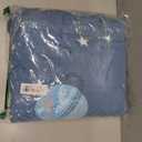 Kivik Weighted Blanket 3lbs, 36" x 48", Blue Moon Stars Heavy Throw Blankets, All-Season Breathable Soft Cute, Calming & Sleep, Machine Washable (Light Blue Planet)